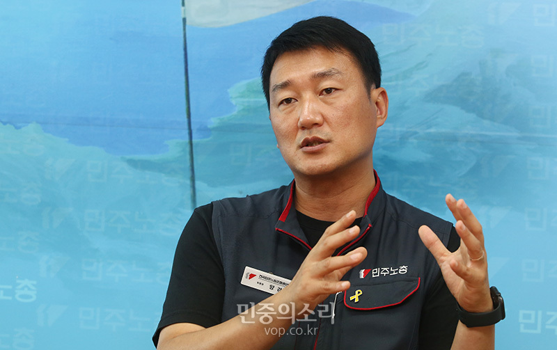 [긴급인터뷰] 임기 1년차, 총파업 하기도 전에 ‘구속 위기’ 처한 민주노총 위원장